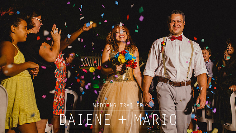 Casamento DIY - Wedding Trailer - Daiene e Mario