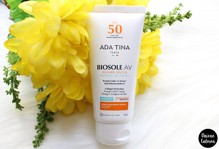 Resenha: Protetor Solar Biosole AV Solare Secco FPS 50 - Ada Tina