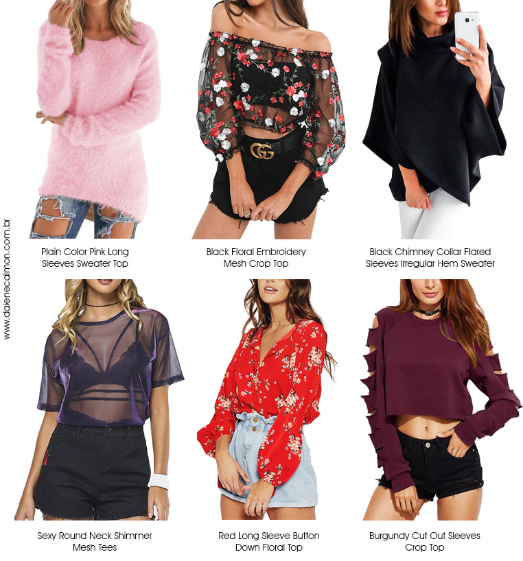 20 opções de peças femininas para comprar na Yoins (20 options of female clothes to buy at Yoins!)