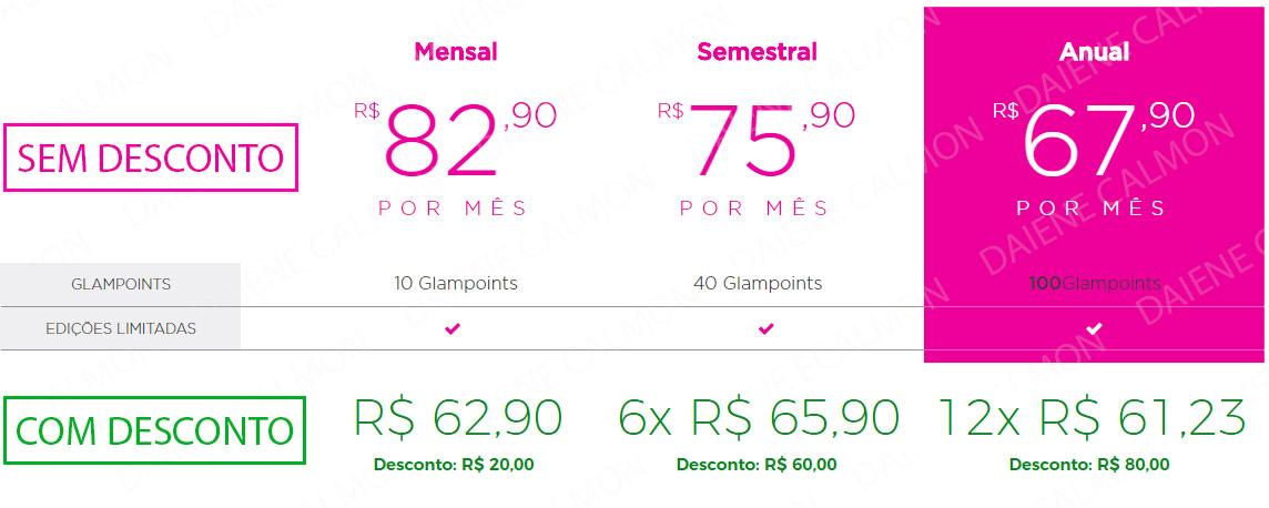 Cupom de Desconto Glambox Junho 2018 | Até R$ 80 de desconto!