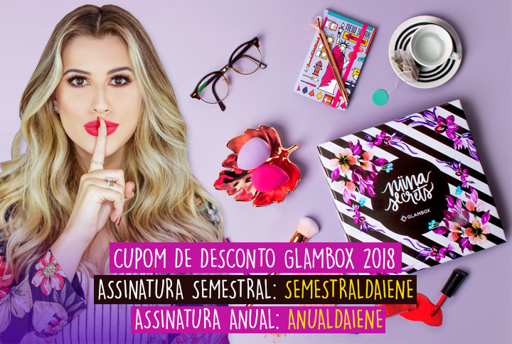 Glambox Julho 2018 - Glambox Segredos de Niina - Niina Secrets