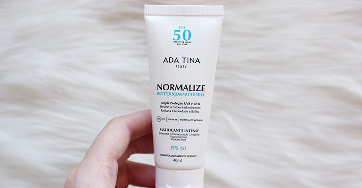 Resenha: Normalize Matte Intense Protetor Solar FPS 50 - Ada Tina