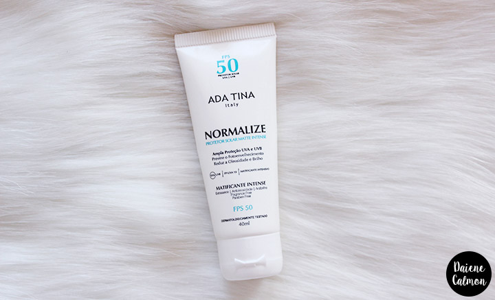 Resenha: Normalize Matte Intense Protetor Solar FPS 50 - Ada Tina