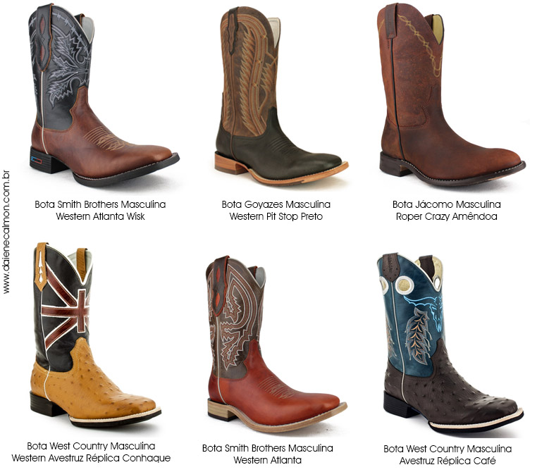 Onde comprar botas country masculinas? - Brasil Cowboy