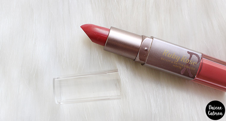 Resenha: Batom Duo Matte - Ruby Rose (169)