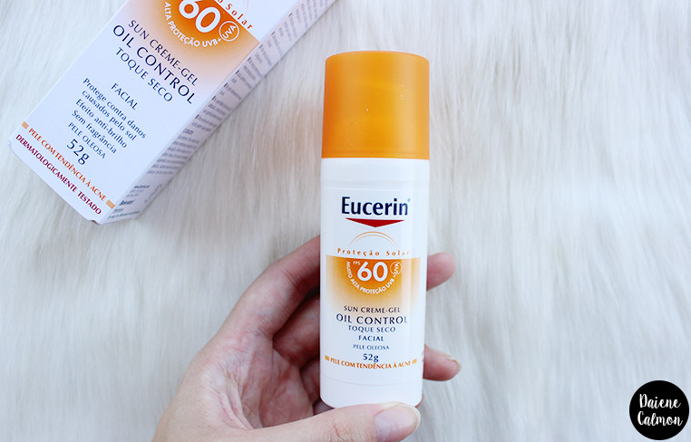 Resenha: Protetor Solar Sun Gel Creme Oil Control FPS 60 - Eucerin