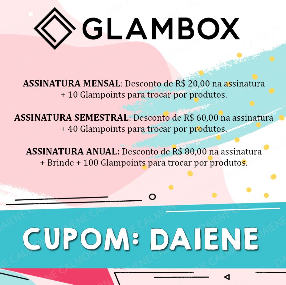 Cupom de Desconto Glambox 2019