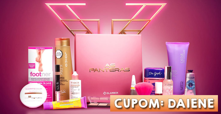 Cupom de desconto Glambox Novembro 2019 | Glambox As Panteras