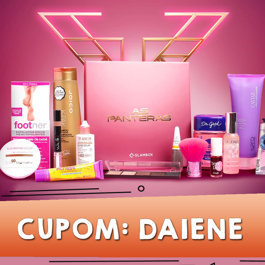 Cupom de desconto Glambox Novembro 2019 | Glambox As Panteras