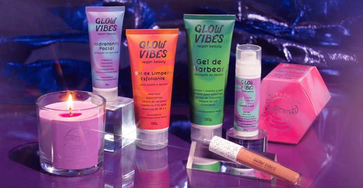 Glow Vibes: Nova marca de skincare vegana, moderna e colorida!