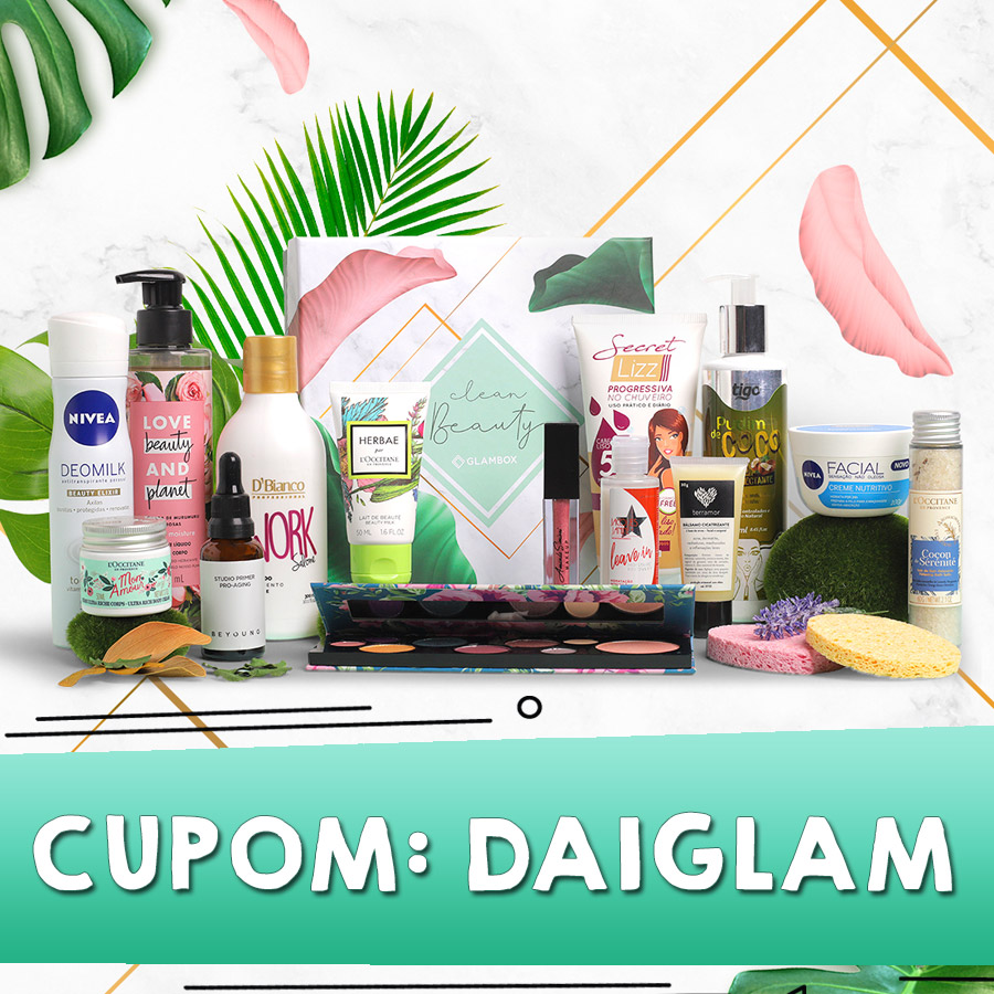 Cupom de desconto Glambox Outubro 2020 - Glambox Clean Beauty