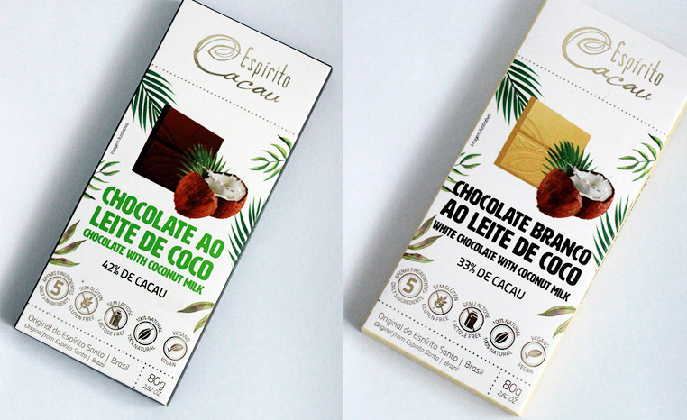 Espírito Cacau lança nova linha de chocolates à base de cacau e leite coco