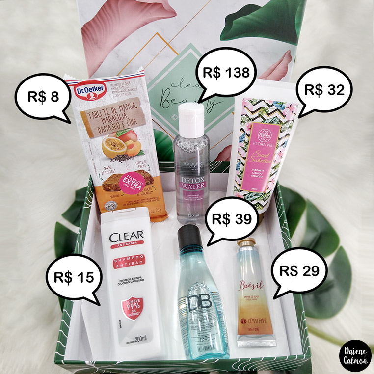 O que veio na Glambox Outubro 2020 - Glambox Clean Beauty?