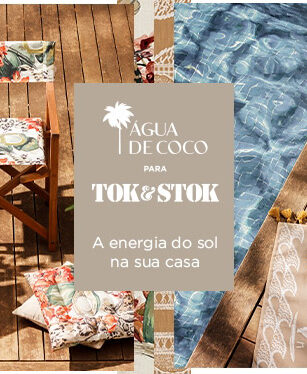 Tok&Stok e Água de Coco anunciam linha exclusiva de móveis e acessórios