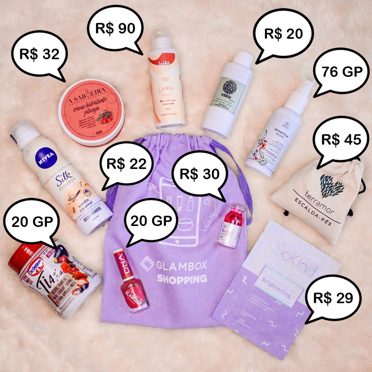 O que veio na Glambox Novembro 2020 - Glambox Shopping?