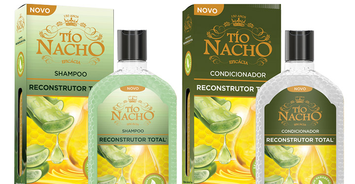 Tio Nacho lança linha Reconstrutor Total com Aloe Vera puro 100% orgânico