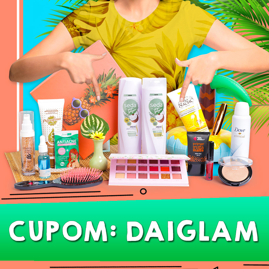Cupom de desconto Glambox Janeiro 2021 | Até R$80 de desconto + brindes!