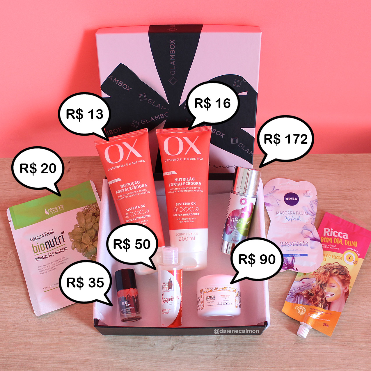 O que veio na Glambox Fevereiro 2021 - Glambox 9 Anos