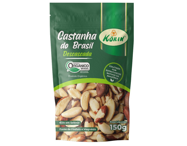 Korin lança Castanha do Brasil orgânica