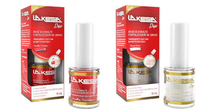 Lakesia Duo Esmalte Fortalecedor de Unhas