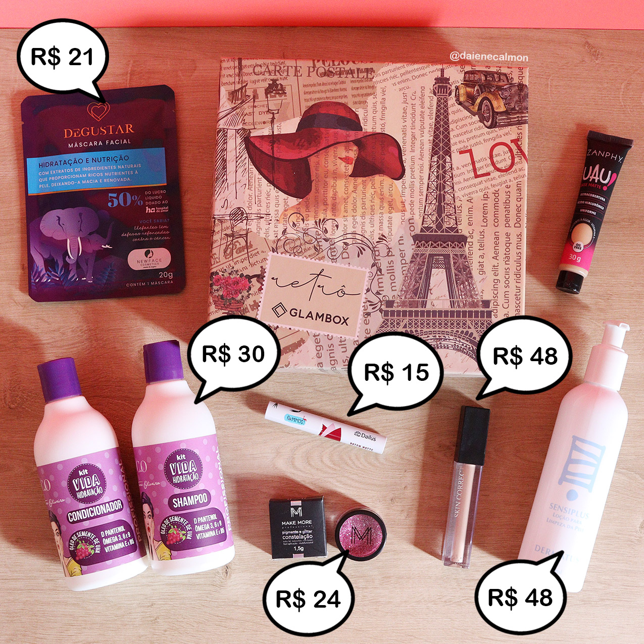 O que veio na Glambox Maio 2021 - Glambox Retrô