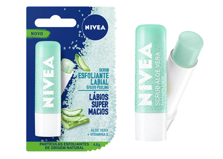 Nivea Scrub - Esfoliante Labial Hidratante Aloe Vera