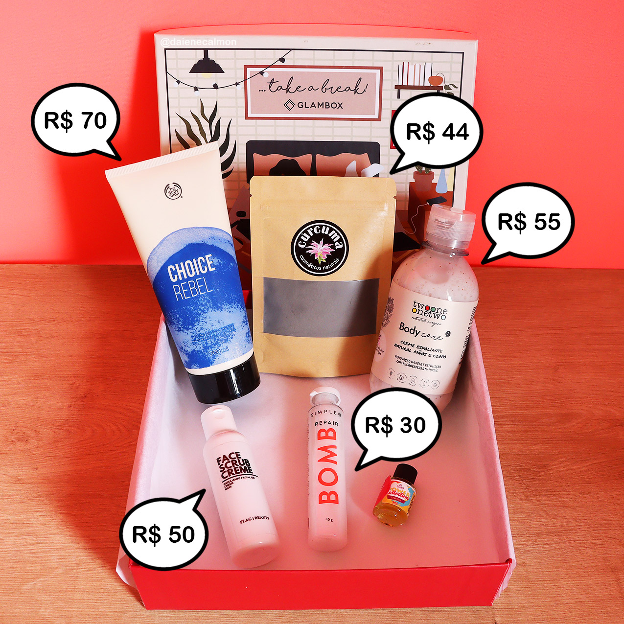 O que veio na Glambox Setembro 2021 - Glambox Take a Break