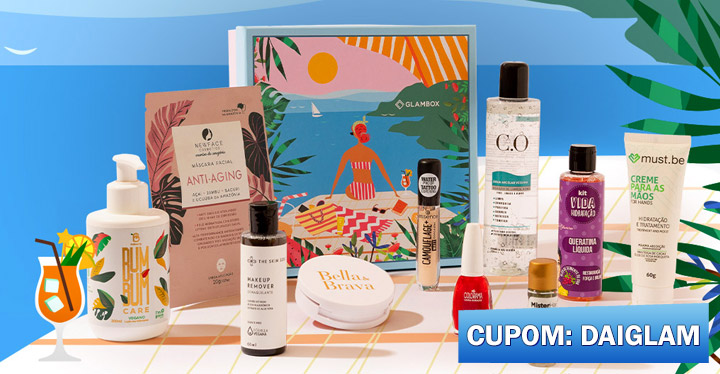 Cupom de desconto Glambox Novembro 2021 | Até R$100 de desconto + brindes!