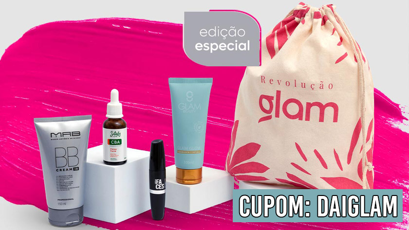 Cupom de desconto Glambox Abril 2023 | Glambox Revolução Glam