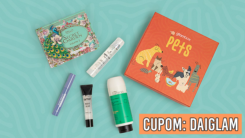 Cupom de desconto Glambox Abril 2023 | Até R$125 de desconto + brindes!