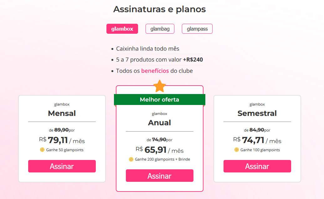 Cupom de desconto Glambox Junho 2023 - Glambox Arraiá Glam