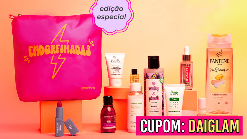 O que veio na Glambox Agosto 2023 – Glambox Endorfinadas?