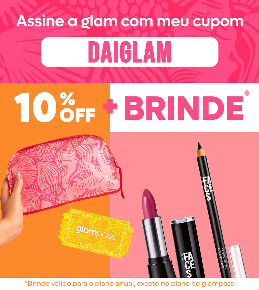 Cupom de desconto Glambox Dezembro 2023 | Glambox 40 Graus